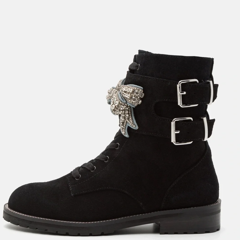 NWOB $258 Kurt Geiger Sutton Suede Bootie - Picture 2 of 12